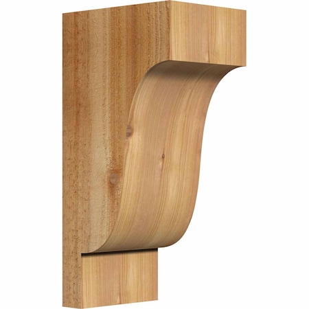 Ekena Millwork Newport Rough Sawn Corbel, Western Red Cedar, 6"W x 8"D x 16"H COR06X08X16NEW00RWR